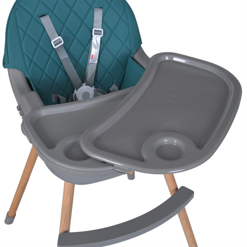 Дитячий Стільчик для годування (ME 1111 LUMI Teal)