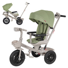 Дитячий Велосипед триколісний TILLY FLASH (T-3812 GREEN) складний руль