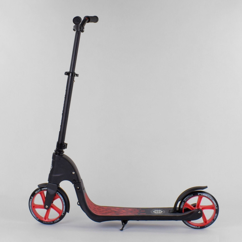 Самокат двоколісний Best Scooter Червоний (18424) з PU колесами