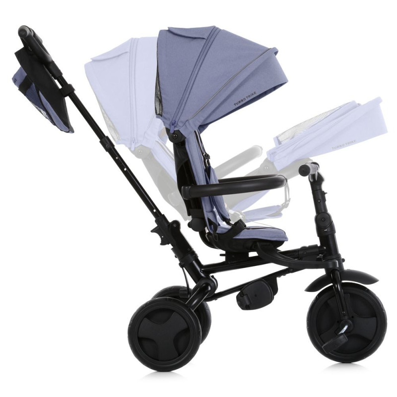 Дитячий триколісний Велосипед TURBOTRIKE (MT 1055 Grey) складний, поворотний