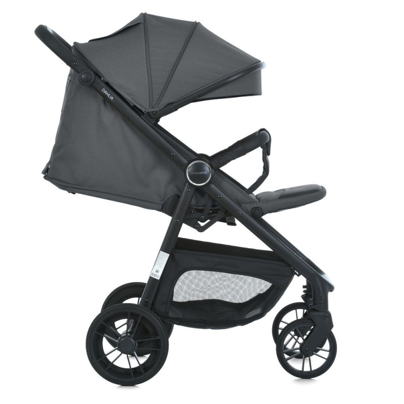 Дитячий візочок прогулянковий EL CAMINO DAHLIA (ME 1181 Volcanic Gray) чохол
