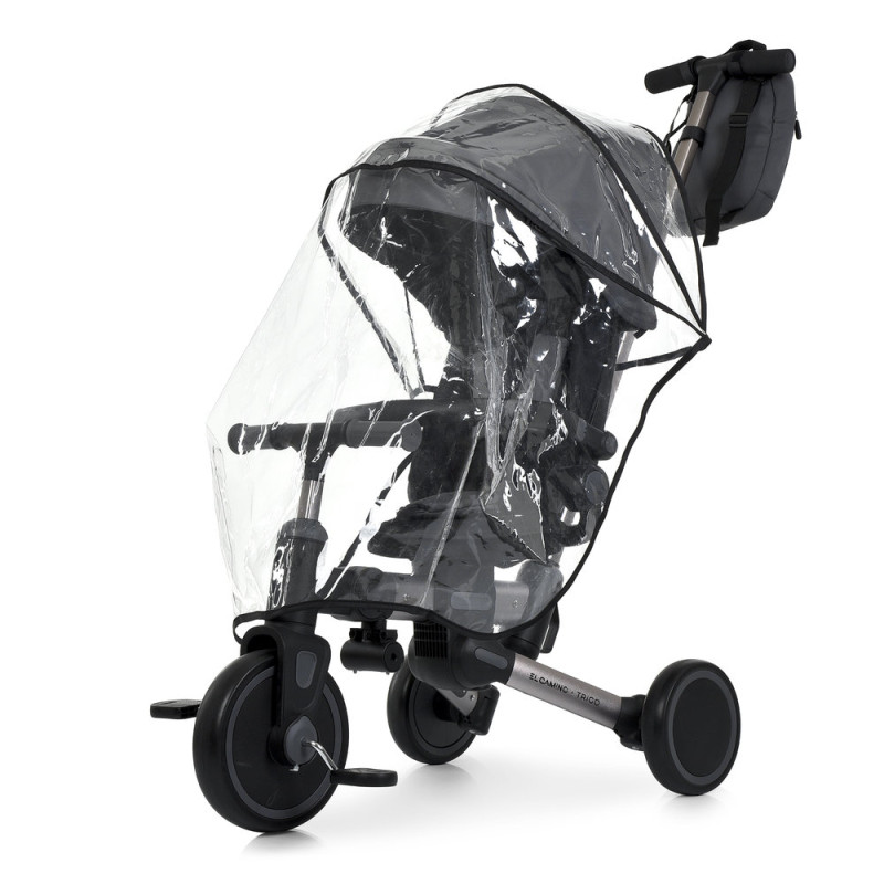 Дитячий Велосипед El Camino TRIGO (ME 1226 Magnet Gray) поворот на 360°, кермо складане, дощовик