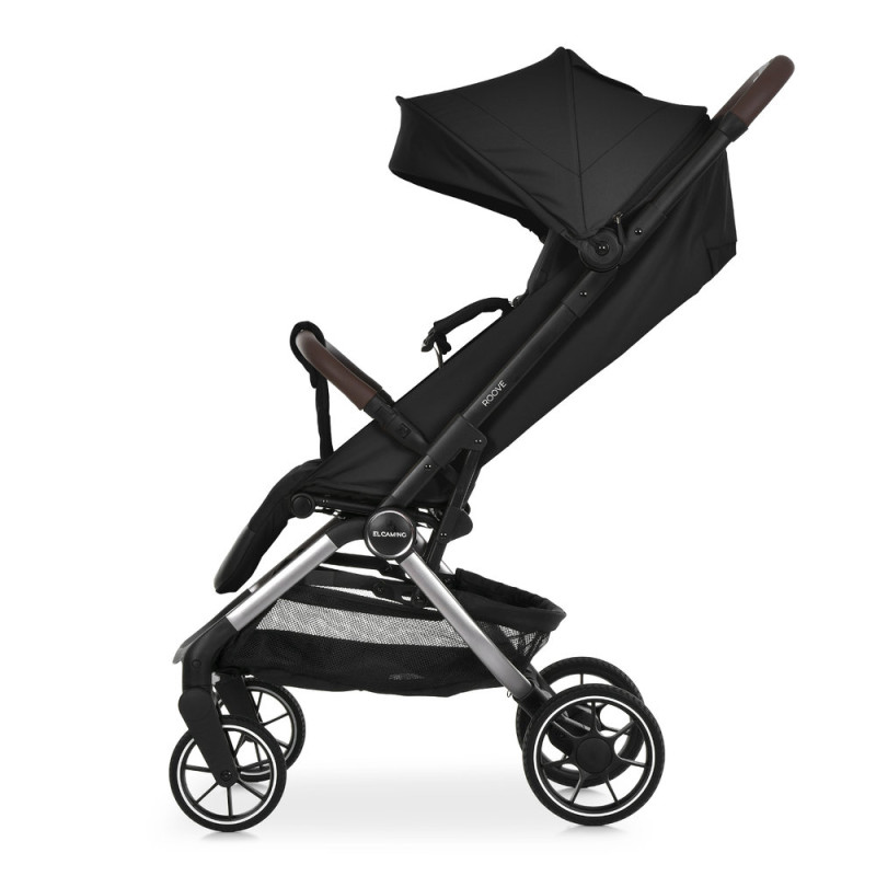 Дитяча прогулянкова Коляска El Camino ROOVE (ME 1230 Black) чохол на ніжки
