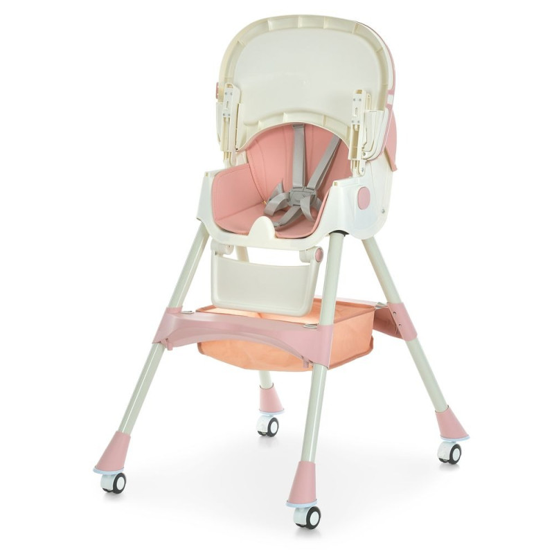 Стільчик для годування Kidoro (M 6302 Pink) складний