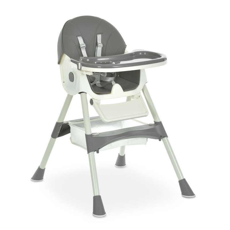 Стільчик для годування Kidoro (M 6302 Gray) складний
