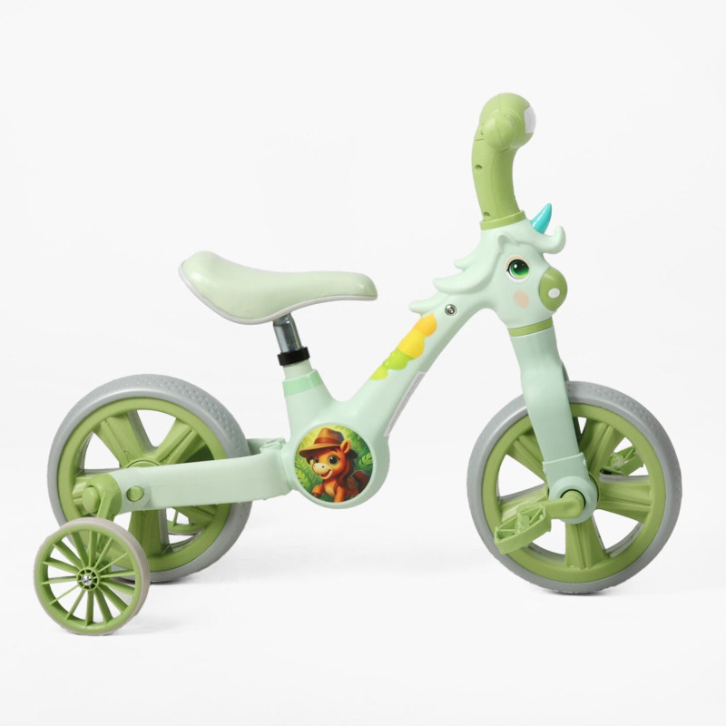 Дитячий Велосипед-трансформер Best Trike (JM-0711-6) музика, підсвічування, знімні педалі та допоміжні бічні колеса
