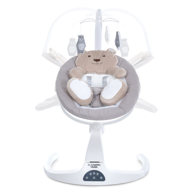 Дитячий центр EL CAMINO HUGS (ME 1077 Beige) пульт, APP, таймер, 12 мелодій, USB