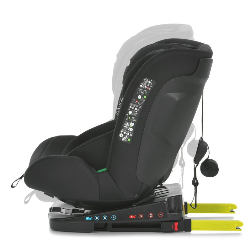 Дитяче Автокрісло El Camino i-JOY (ME 1205 Black) від народження, isofix