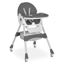 Стільчик для годування Kidoro (M 6302 Gray) складний