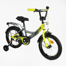 Велосипед 16" дюймів 2-х колісний "CORSO" MAXIS CL-16393 (1) ручне гальмо, дзвіночок, сидіння з ручкою, додаткові колеса, ЗІБРАНИЙ НА 75%, в коробці