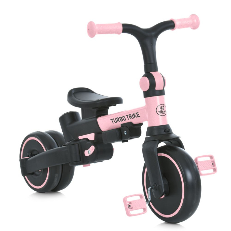 Дитячий триколісний Велосипед TURBOTRIKE (MT 1036 pink) складне кермо