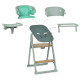 Дитячий Стільчик для годування EL CAMINO GROWEE 4в1 (ME 1222 Sage Green)
