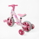 Дитячий Велосипед-трансформер Best Trike (JM-1071-9) музика, підсвічування, знімні педалі та допоміжні бічні колеса