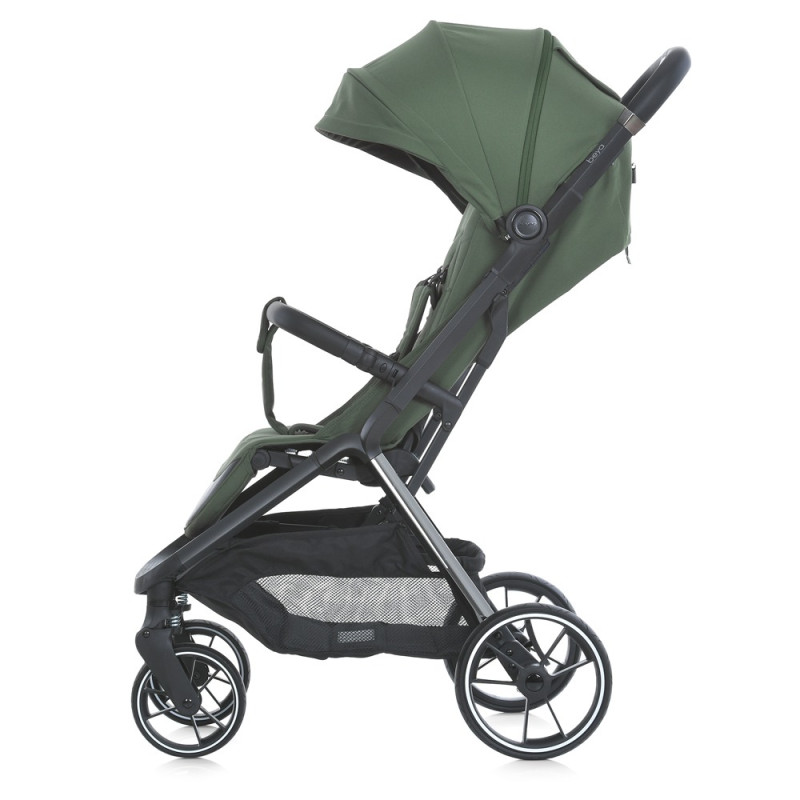 Дитяча прогулянкова Коляска EL CAMINO BEYA (ME 1127-B Khaki Green) з чохлом на ніжки