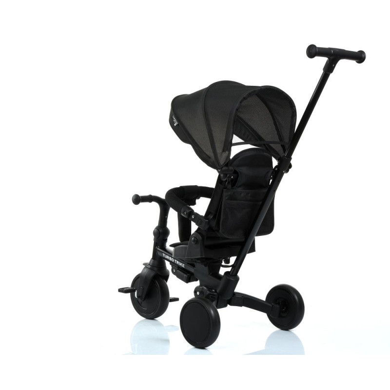 Дитячий триколісний Велосипед TURBOTRIKE (MT 1036 black) складане кермо