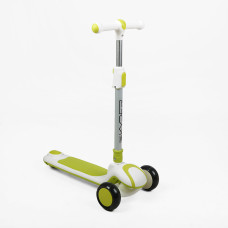 Дитячий триколісний Самокат "Skyper" (RJ-0194/83) світло, Укр. озвучка, кермо складане
