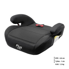 Дитяче Автокрісло-бустер CARRELLO Plus (CRL-16007 Jet Black) +направляючий ремінь 75см