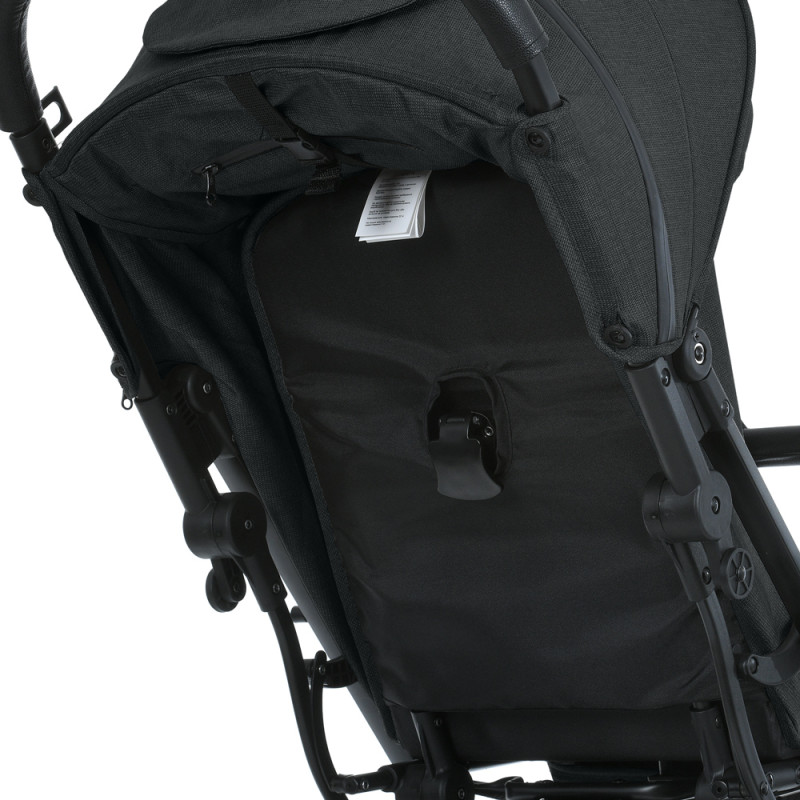 Дитяча прогулянкова Коляска BAMBI FLASH (M 5727-1 Almost Black) алюміній