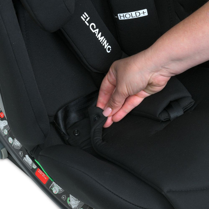Дитяче Автокрісло EL CAMINO  i-HOLD+ (ME 1189 Black) поворотне, група 0+I, II, III