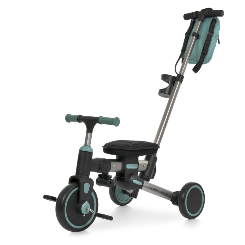Дитячий Велосипед El Camino TRIGO (ME 1226 Jade Green) поворот на 360°, кермо складане, дощовик