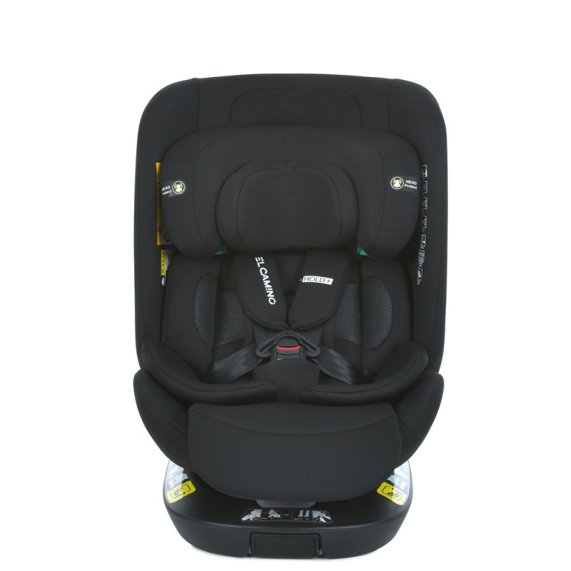 Дитяче Автокрісло EL CAMINO  i-HOLD+ (ME 1189 Black) поворотне, група 0+I, II, III