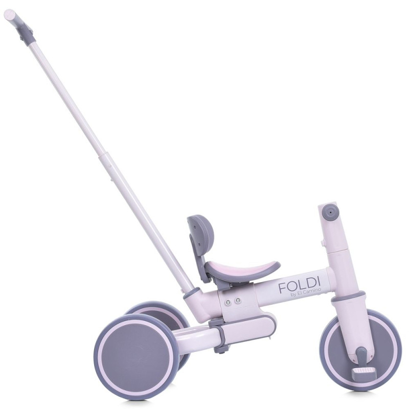 Дитячий триколісний Велосипед-велобіг EL CAMINO FOLDI 3в1 (ME 1202 Lavender)