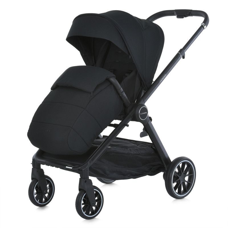 Коляска дитяча EL CAMINO GENESIS 2в1 (ME 1126 Jet Black) чорний