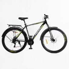 Велосипед Спортивний Corso «Fisher» 29 дюймів (FS-70190) рама сталева 21``, обладнання Shimano 21 швидкість, зібран на 75%