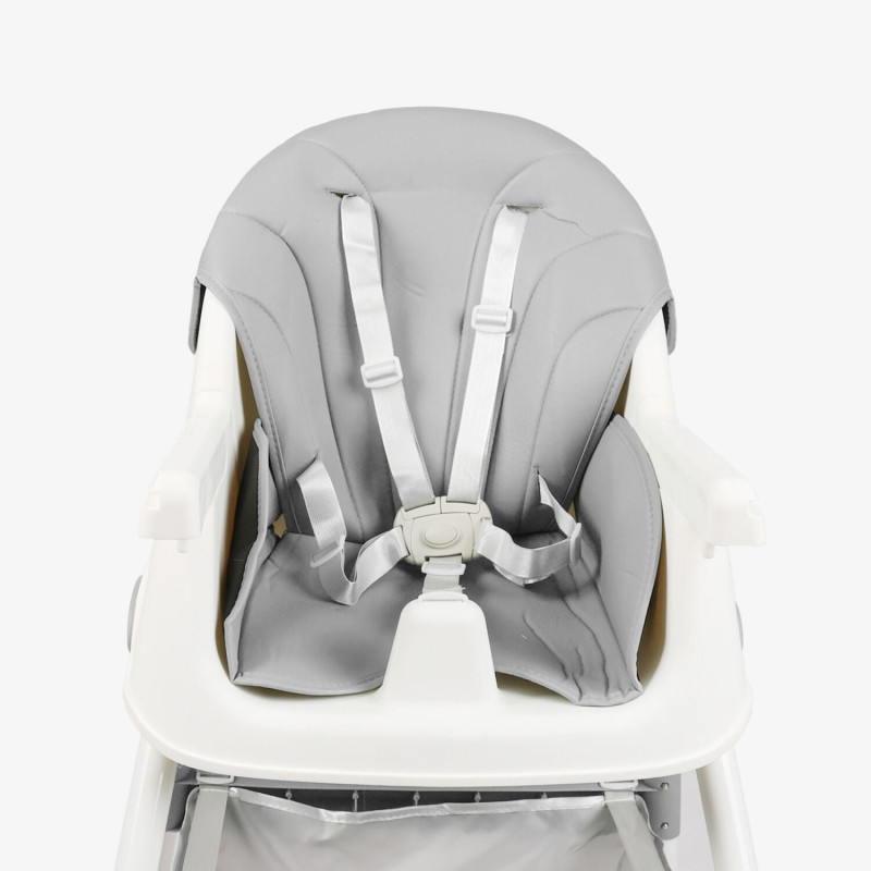 Дитячий Стільчик для годування Toti (TL-51609) сталева конструкція, матеріал тканини PU, знімний столик, опускна спинка, 4 колеса