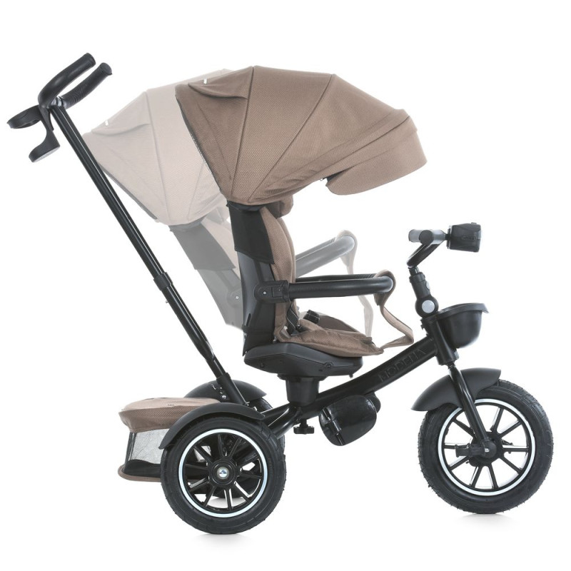 Дитячий триколісний Велосипед EL CAMINO MODENA (ME 1193 Beige Praline) поворотне сидіння