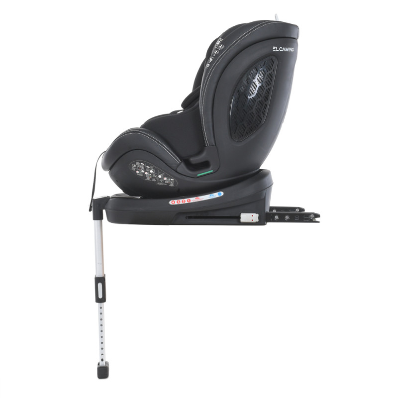 Дитяче автокрісло EL CAMINO i-BASE (ME 1109 Jet Black)