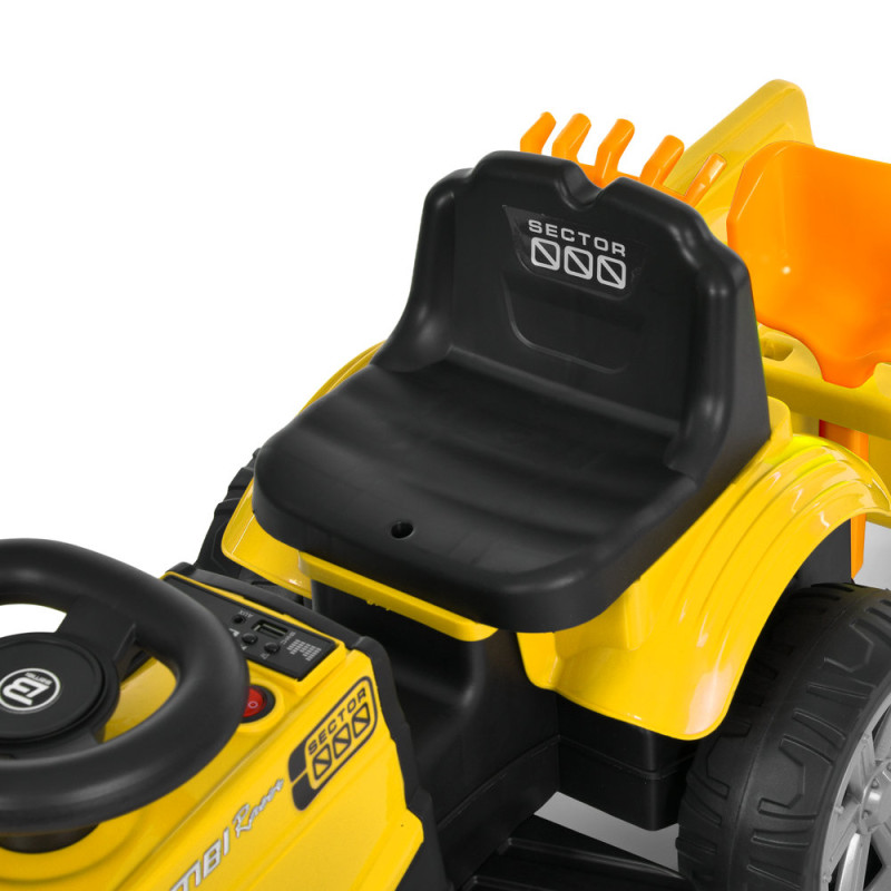 Дитячий електромобіль Bambi (M 6346ER-6) жовтий