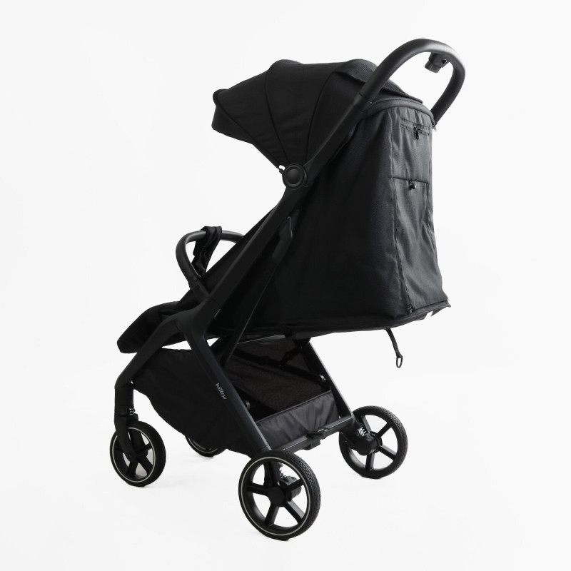 Дитяча прогулянкова Коляска JOY "Willow" (WL-65144) чорна, футкавер, підсклянник, телескопічна ручка