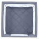 Дитячий манеж ME 1196 SWIFT 4  Gray