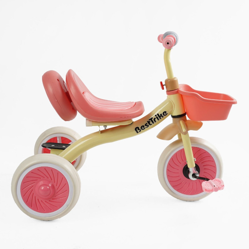 Дитячий триколісний Велосипед "Best Trike" (BS-41363) світло, кошик, укр. озвучка