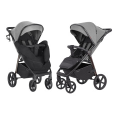 Дитяча коляска прогулянкова CARRELLO Bravo (CRL-5515 Mist Grey) складна