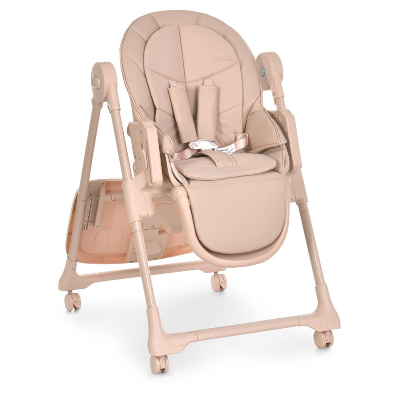 Дитячий стілець для годування EL CAMINO CRYSTAL (ME 1037 Nude Pink)