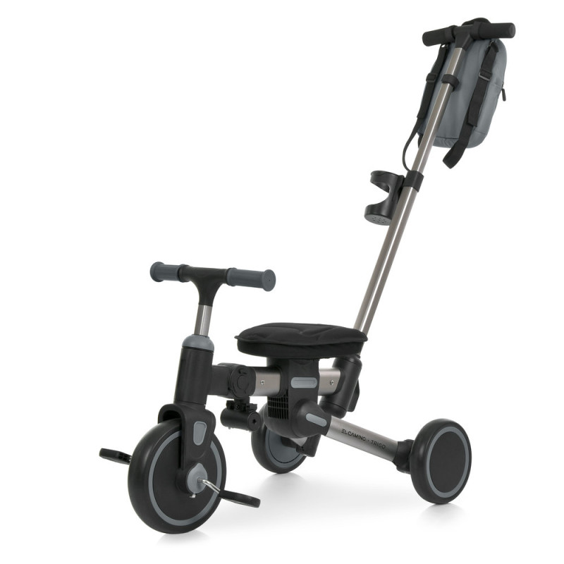 Дитячий Велосипед El Camino TRIGO (ME 1226 Frost Gray) поворот на 360°, кермо складане, дощовик