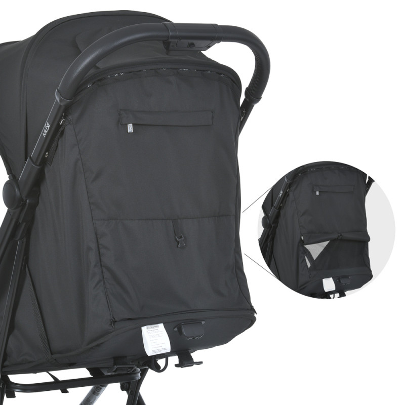 Коляска дитяча EL CAMINO MUSE (ME 1118  Black) чорний