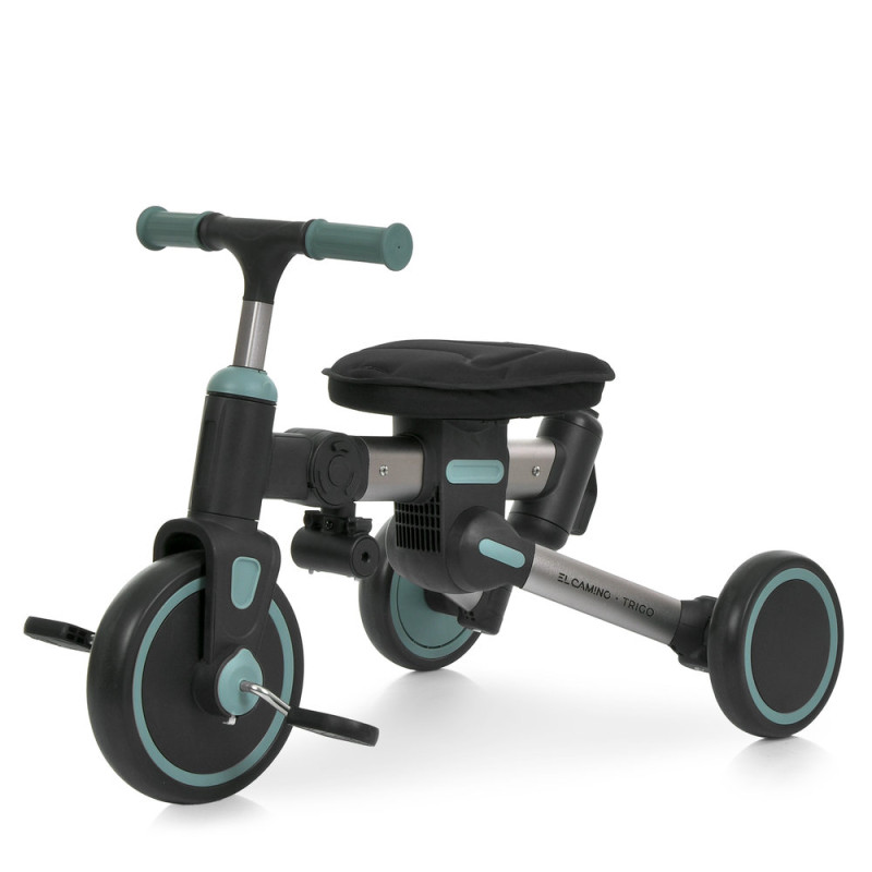Дитячий Велосипед El Camino TRIGO (ME 1226 Jade Green) поворот на 360°, кермо складане, дощовик