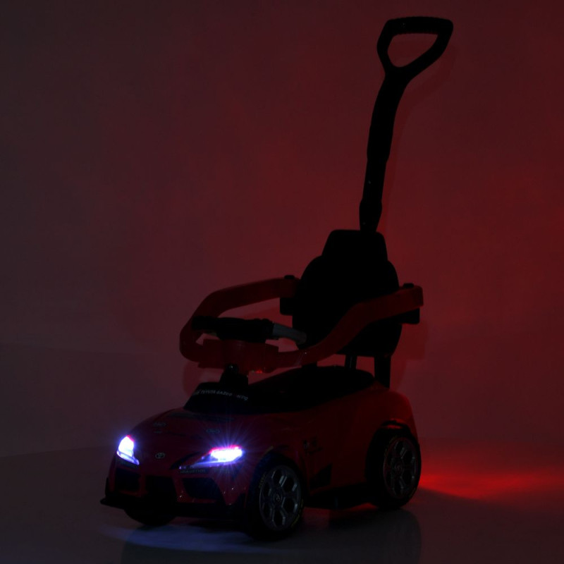 Дитяча Каталка-толокар Toyota (M 6129EL-3) музика, світло, шкір. сидіння, EVA, MP3, USB