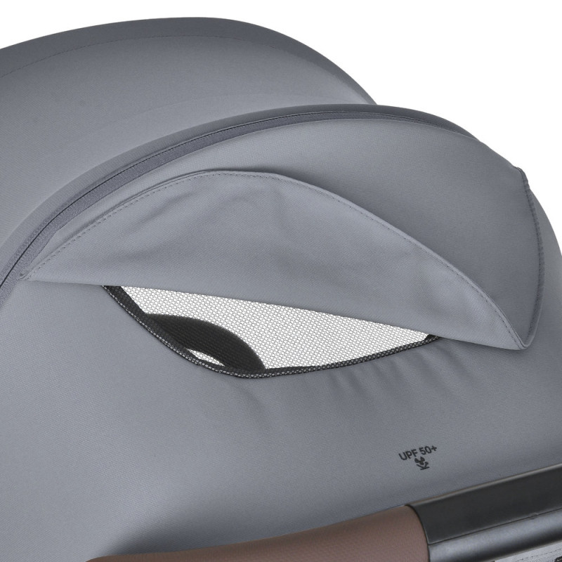 Дитяча прогулянкова Коляска El Camino AMBER (ME 1227 Owl Gray) складна