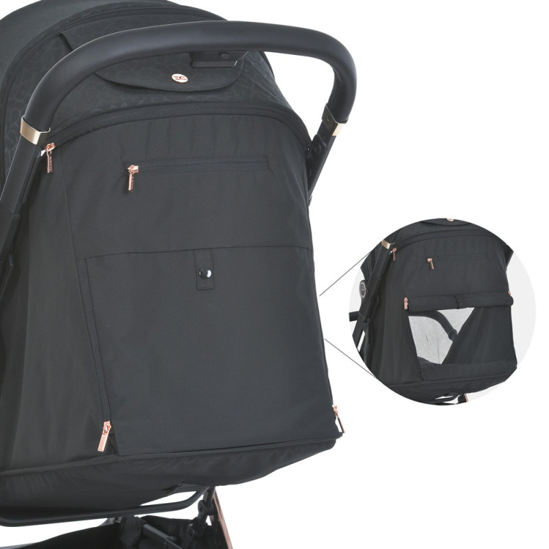 Дитяча коляска EL CAMINO BEYA (ME 1127-G Black Leo)