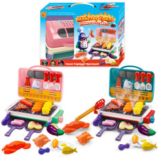 Майстер Гриль 22542 (18/2) "WToys", 2 види, продукти змінюють колір, звук, підсвічування, кухонне приладдя, холодна пара, в коробці
