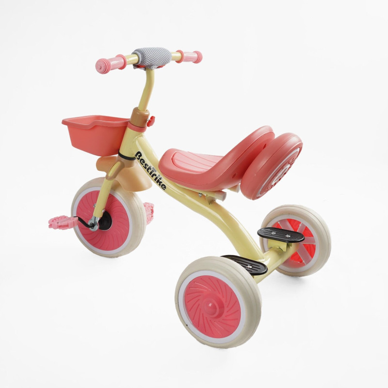 Дитячий триколісний Велосипед "Best Trike" (BS-41363) світло, кошик, укр. озвучка