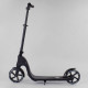 Самокат двоколісний Best Scooter Чорний (72378) з PU колесами