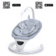 Дитячий Заколисуючий центр EL CAMINO SOUL (ME 1175 Light Gray) пульт, таймер, 12 мелодій, Bluetooth, APP