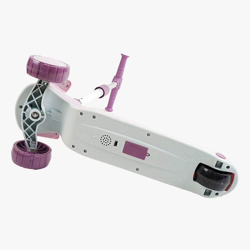 Дитячий триколісний Самокат 5в1 "Skyper" (GH-31692) світло, укр. озвучування та підсвічування платформи,с ДОП. КОЛЕСАМИ, захисний бампер