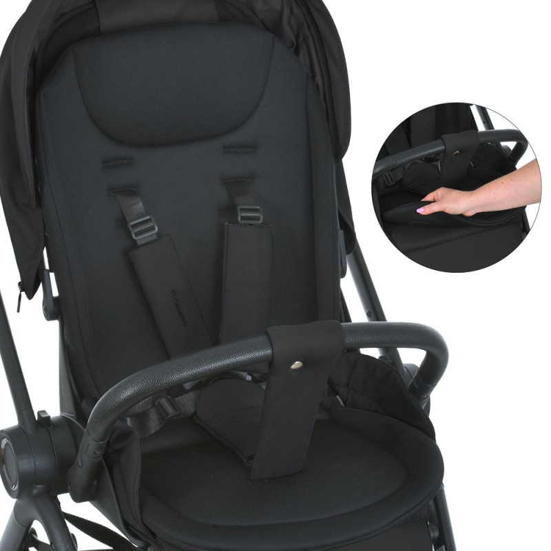 Дитяча коляска EL CAMINO CHLOE (ME 1191 Black)