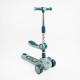 Дитячий триколісний Самокат 5в1 "Skyper" (GH-41533) світло, укр. озвучування та підсвічування платформи,с ДОП. КОЛЕСАМИ, захисний бампер